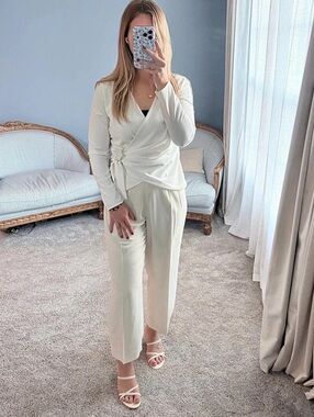 White Wrap Blouse